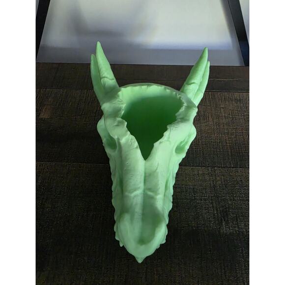 Deathroot Glow-in-the-Dark Skull Planter Altar Bowl for Plants, Candy, Trinkets - Picture 7 of 8